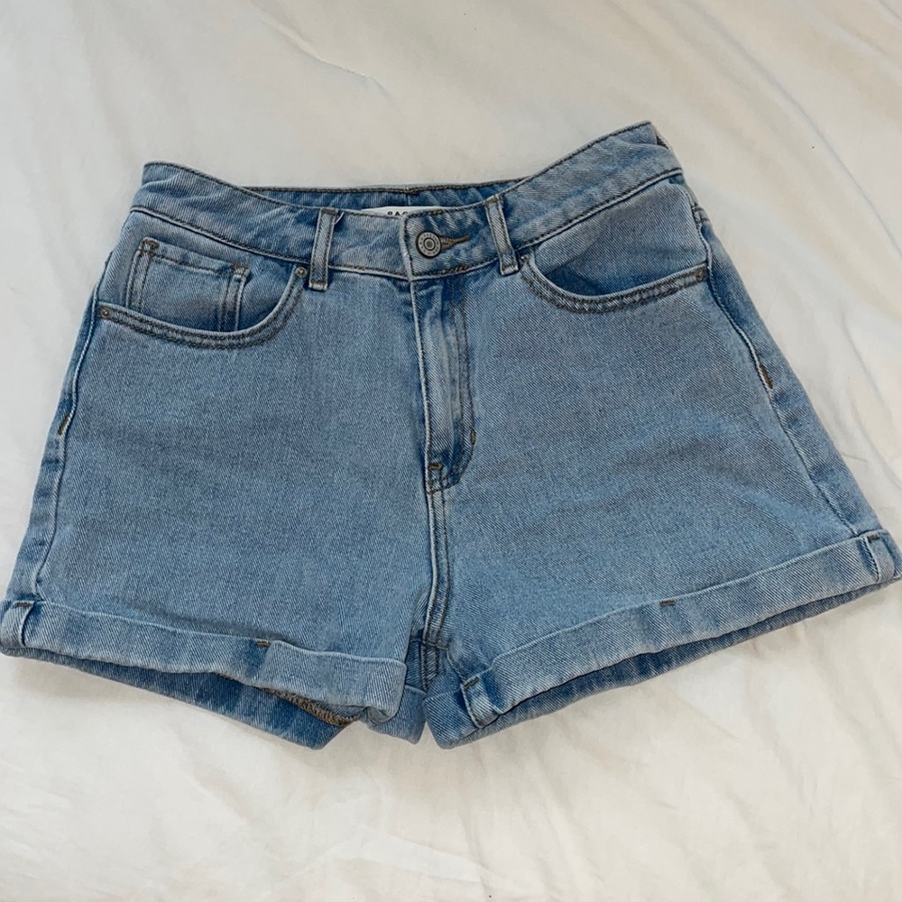 Pacsun - high rise denim mom shorts